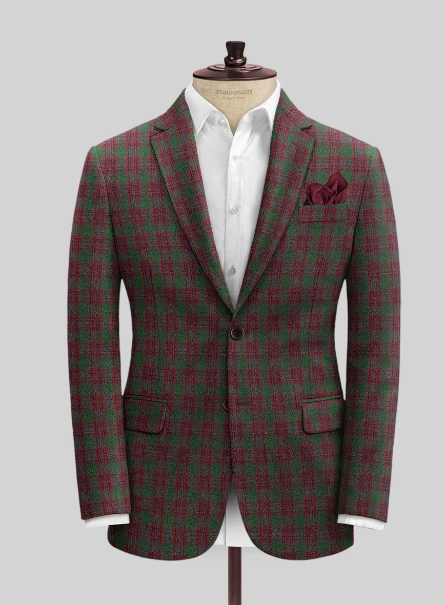 Italian Antio Checks Tweed Suit 5 Italian Antio Checks Tweed Suit - Image 3