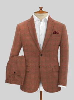 Italian Bapa Checks Tweed Suit