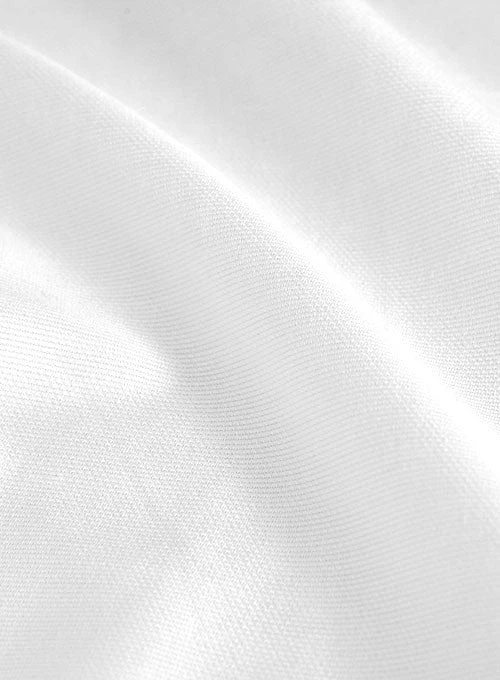 Italian Cotton Dobby Edvigo White Shirt 5 Italian Cotton Dobby Edvigo White Shirt - Image 3