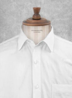 Italian Cotton Dobby Roceta White Shirt -Elite Attire Store italiancottondobbyrocetawhiteshrtsleeshirtook 1 b4b0f75c 3fc5 4502 bbb7 c5156c64e01a