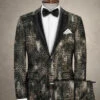 Italian Cotton Stretch Salvador Tuxedo Suit -Elite Attire Store italiancottonstretchsalvadortuxedosuit