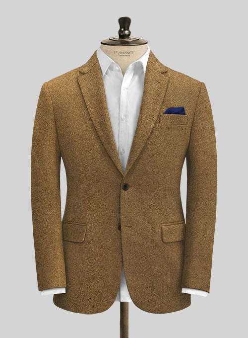 Italian Credi Mid Brown Tweed Suit 4 Italian Credi Mid Brown Tweed Suit - Image 2