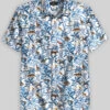 Italian Cotton Rain Forest Shirt -Elite Attire Store italianctnrainforestshirtlk