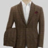 Italian Fiani Checks Tweed Suit -Elite Attire Store italianfianicheckstweedsuitlook