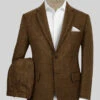 Italian Highlander Mustard Herringbone Tweed Suit