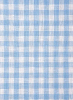 Italian Linen Mabel Blue Check Shirt -Elite Attire Store italianmabelbluecheckshirtlook 2