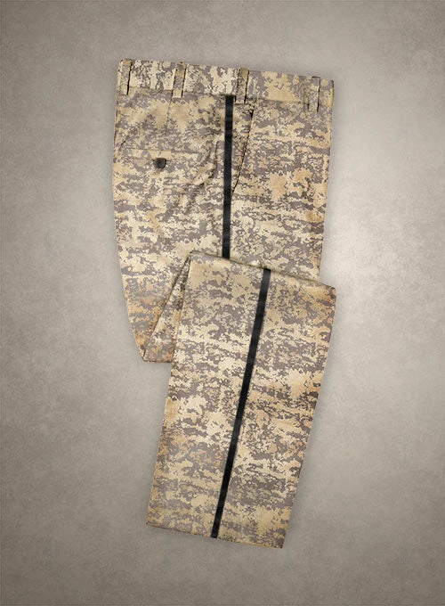 Italian Silk Golden Tuxedo Suit 5 Italian Silk Golden Tuxedo Suit - Image 3