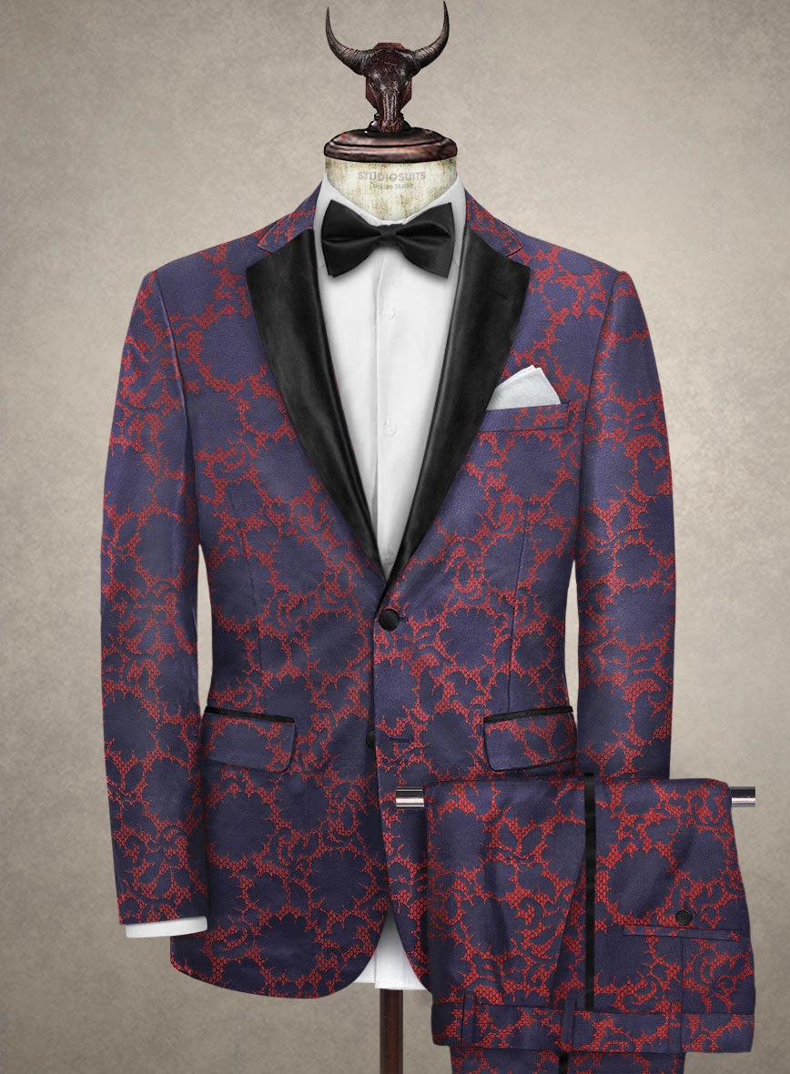 Italian Silk Imrani Tuxedo Suit 3 Italian Silk Imrani Tuxedo Suit