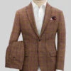 Italian Valmi Checks Tweed Suit