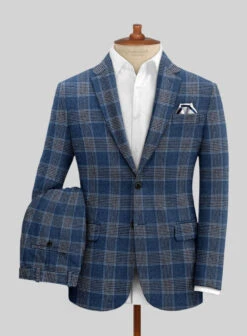 Italian Vincenzo Check Tweed Suit