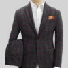 Italian Zaul Checks Tweed Suit -Elite Attire Store italianzaulcheckssuitlook
