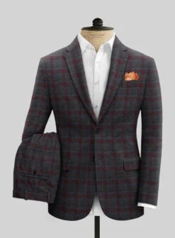 Italian Zaul Checks Tweed Suit