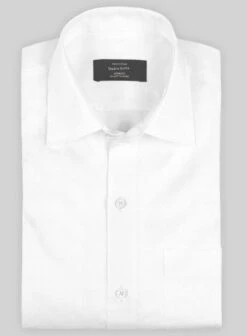 Italian Lombardo Braid White Shirt