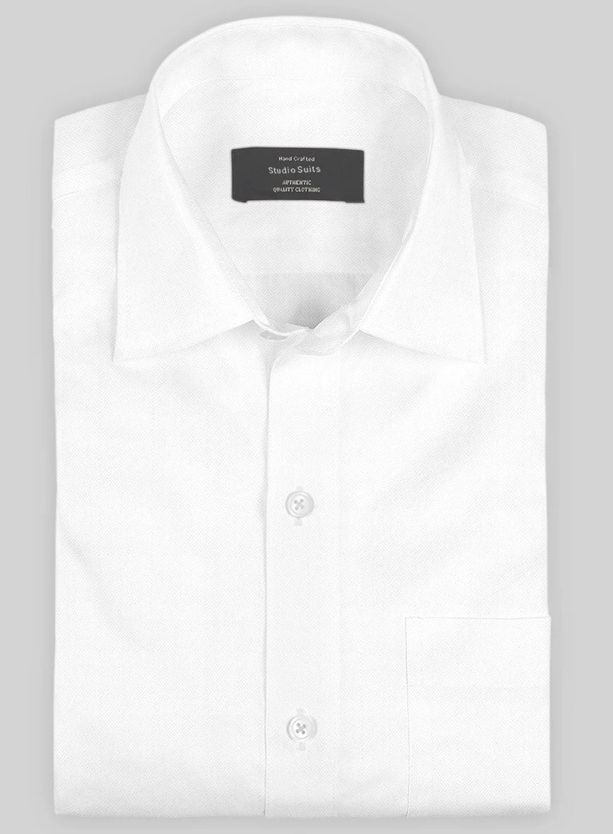 Italian Lombardo Braid White Shirt 3 Italian Lombardo Braid White Shirt