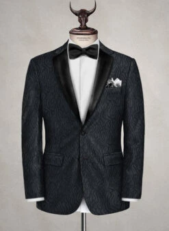 Italian Silk Neza Tuxedo Suit -Elite Attire Store italsilknezatuxsuitlook 1