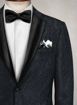 Italian Silk Neza Tuxedo Suit -Elite Attire Store italsilknezatuxsuitlook 2