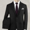 Italian Wool Cashmere Black Suit -Elite Attire Store italwlcashblacksuitlook