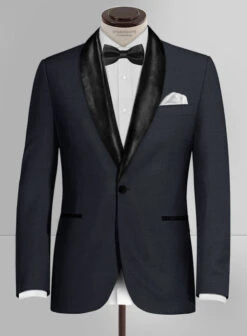 Special Agent Blue Wool Tuxedo Suit 10 Special Agent Blue Wool Tuxedo Suit -Elite Attire Store jamesbondskyfallbluewooltuxedosuit 2
