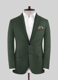 Lanificio Zegna Traveller Green Wool Suit -Elite Attire Store lanificiozegnatravellergreenwoolsuitlk 2