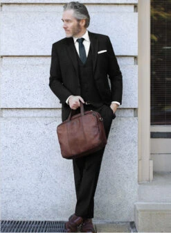 Lanificio Zegna Trofeo Smoky Black Wool Suit -Elite Attire Store lanificiozegnatrofeosmokyblkwoosuit 1