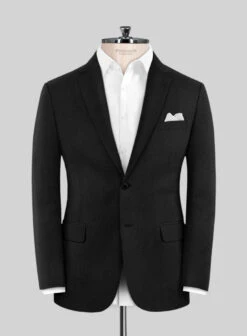 Lanificio Zegna Trofeo Smoky Black Wool Suit -Elite Attire Store lanificiozegnatrofeosmokyblkwoosuit 2 8f644658 79b3 4ad7 9a3e 1e5e166d6356