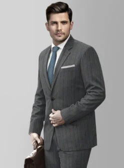 Loro Piana Antonella Wool Suit -Elite Attire Store loropianaantonellawoolsuitlook 3
