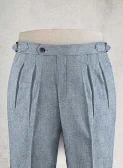 Light Blue Denim Highland Tweed Trousers 13 Light Blue Denim Highland Tweed Trousers -Elite Attire Store ltbluedenimtwhiglandtrouserslook 3
