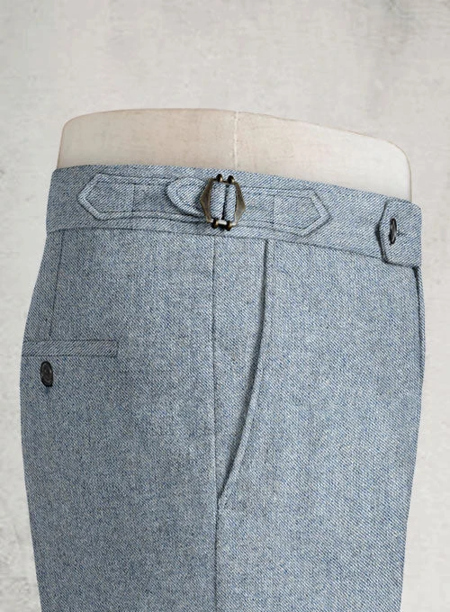 Light Blue Denim Highland Tweed Trousers 7 Light Blue Denim Highland Tweed Trousers - Image 5