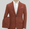 Melange Titan Rust Tweed Suit -Elite Attire Store melangetitanrusttweedsuitlook