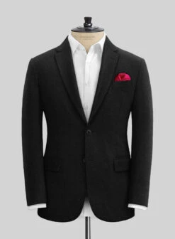 Naples Black Tweed Suit -Elite Attire Store naplesblacktweedsuitlk 2