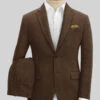 Naples Caffe Brown Tweed Suit -Elite Attire Store naplescaffebrwntweedsuitlok