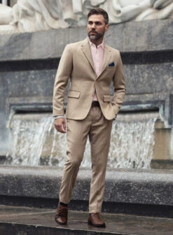 Naples Champagne Tweed Suit