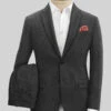 Naples Charcoal Tweed Suit -Elite Attire Store naplescharcoaltwdsuitlk