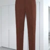 Naples Chestnut Highland Tweed Trousers -Elite Attire Store napleschestnuthighlandtweedtrousr