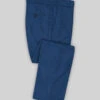 Naples Cobalt Blue Tweed Pants -Elite Attire Store naplescobaltbluetweedpantlk