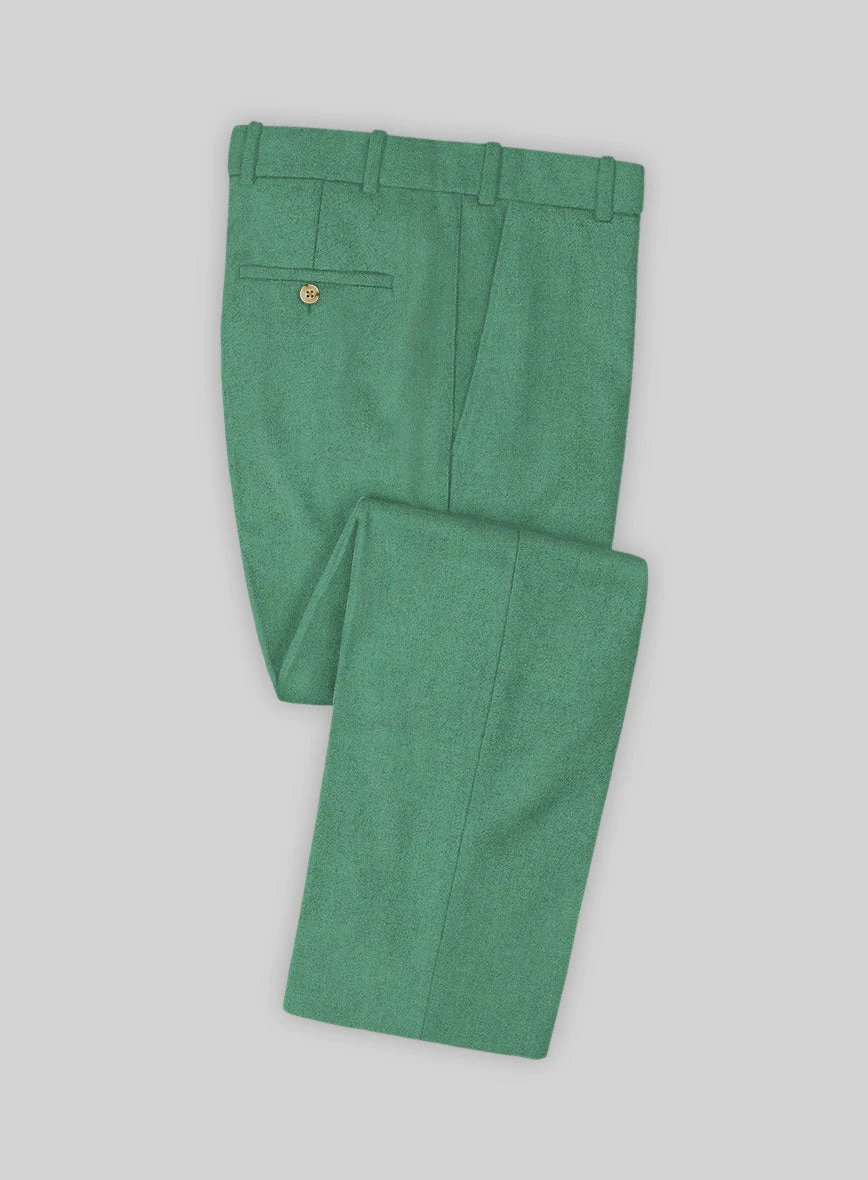 Naples Derby Green Tweed Pants 3 Naples Derby Green Tweed Pants