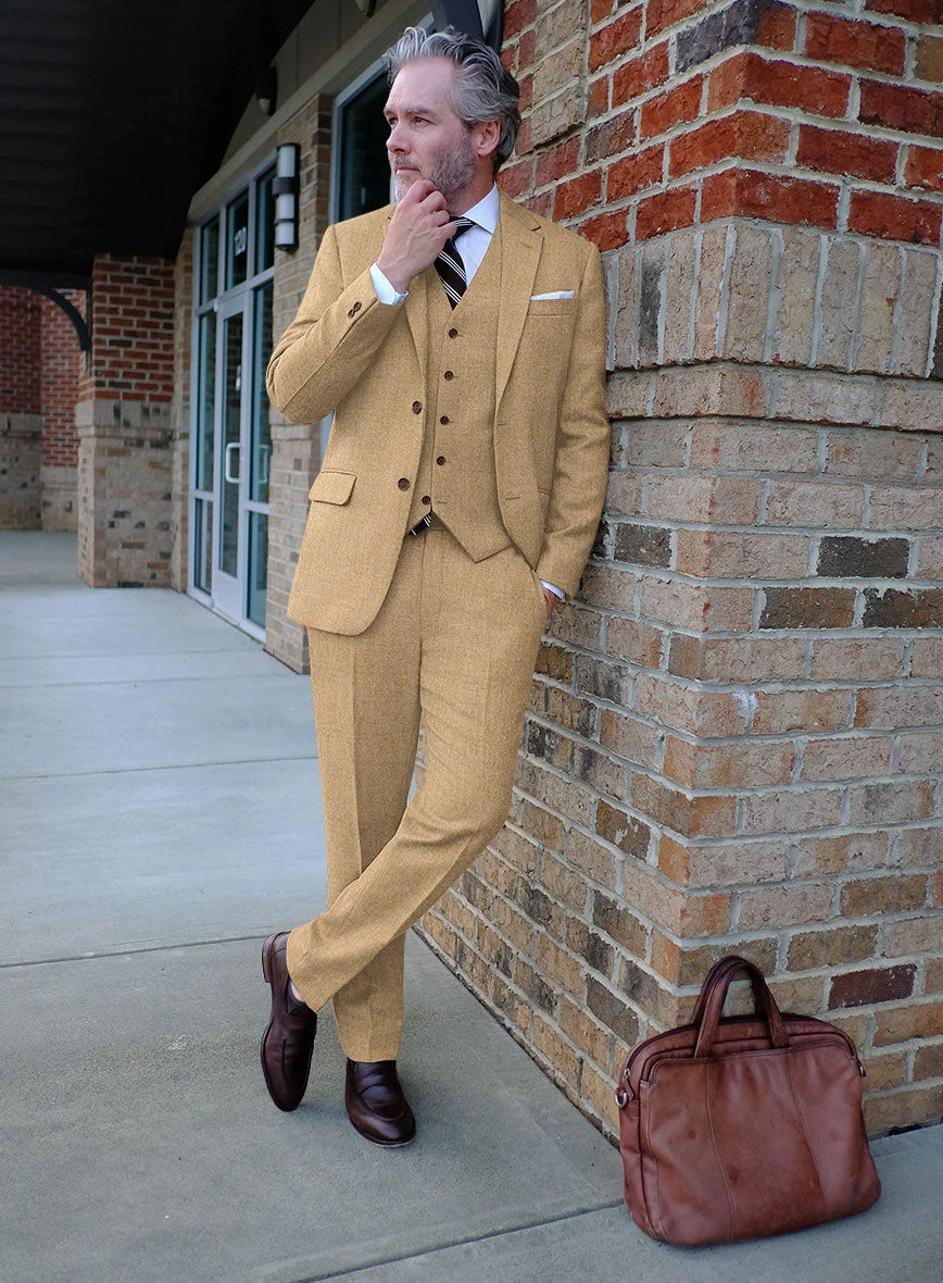 Naples Desert Haze Tweed Suit 4 Naples Desert Haze Tweed Suit - Image 2