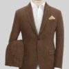 Naples Espresso Brown Tweed Suit
