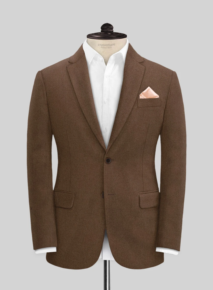 Naples Espresso Brown Tweed Suit 5 Naples Espresso Brown Tweed Suit - Image 3