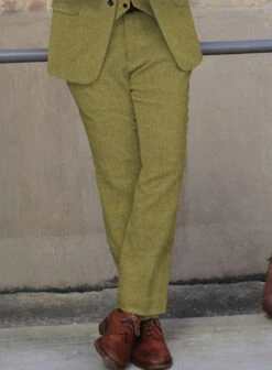Naples Festa Green Tweed Suit -Elite Attire Store naplesfestagreentweedsuitlk 3