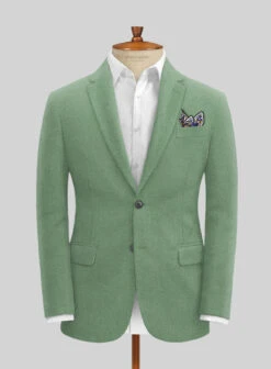 Naples Gabbana Green Tweed Suit -Elite Attire Store naplesgabbanagreentweedsuitlk 2