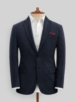 Naples Jet Blue Tweed Suit 13 Naples Jet Blue Tweed Suit -Elite Attire Store naplesjetbluetwdsuitlk 2