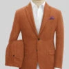 Naples Maitai Orange Tweed Suit -Elite Attire Store naplesmaitaiorangetwdsuitlk
