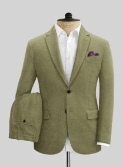 Naples Martini Green Tweed Suit