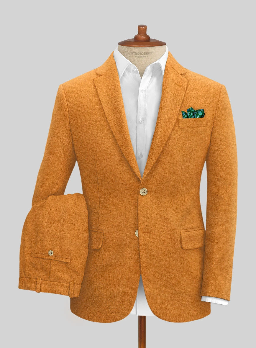 Naples Mustard Tweed Suit 3 Naples Mustard Tweed Suit