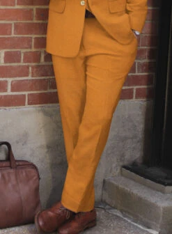 Naples Mustard Tweed Suit 14 Naples Mustard Tweed Suit -Elite Attire Store naplesmustardtweedsuit 3