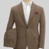 Naples Oak Wood Tweed Suit 2 Naples Oak Wood Tweed Suit -Elite Attire Store naplesoakwoodtwedsuitlok