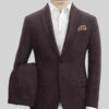 Naples Opera Wine Tweed Suit -Elite Attire Store naplesoperawinetweedsuitlook