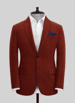 Naples Raw Red Tweed Suit -Elite Attire Store naplesrawredtweedsuit 2