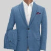 Naples Saga Blue Tweed Suit
